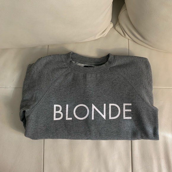Brunette the Label “BLONDE” crew neck - Picture 4 of 5